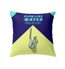 Decorative indoor pillow adding vibrant energy to home décor.