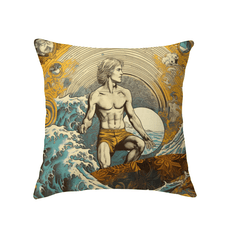 Surfing Spirit Indoor Pillow - Beyond T-shirts