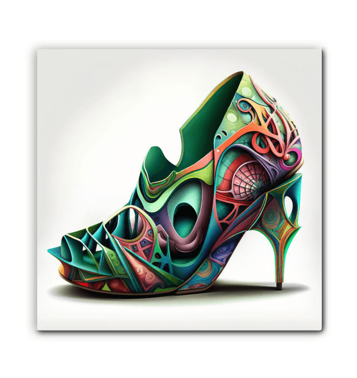 Footwear Unleashed - Futuristic Shoe Canvas - Beyond T-shirts