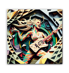 Melody Montage Wrapped Canvas