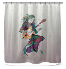 Tulip Tales Curtain with Elegant Floral Design