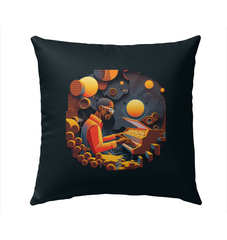 Rhythmic Rest Outdoor Pillow