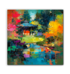 Enchanted Forest Landscape Wrapped Canvas