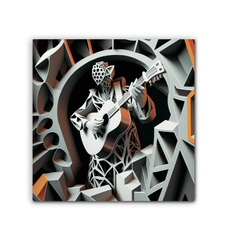 Tribal Tunes Wrapped Canvas