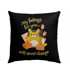 Feelings For You Outdoor Pillow