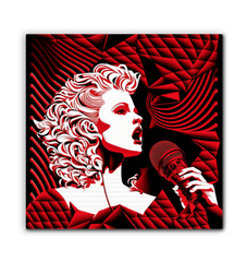 Punk Pulse Wrapped Canvas