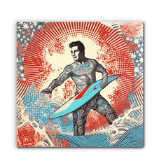 Surf Enthusiast Wrapped Canvas - Beyond T-shirts