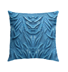 Durable outdoor pillow featuring paper crane pattern.