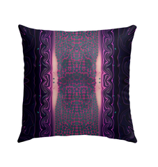 Sunset Glow pillow enhancing outdoor patio decor