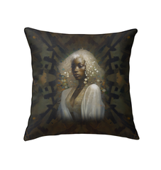 Stylish room decor featuring the Vintage Charm indoor pillow.