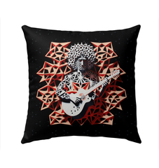 Pop Art Pop Tunes Outdoor Pillow