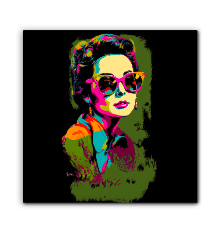 Modern Vogue Illustration Canvas - Beyond T-shirts