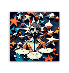 Harmonic Hues Wrapped Canvas