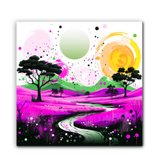 Majestic Mountain Marvel Landscape Canvas Art