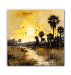 Mountain Bliss Wrapped Canvas