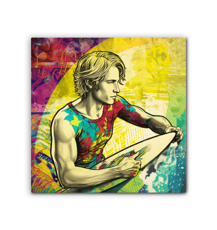 Surfing 1 33 Wrapped Canvas - Beyond T-shirts