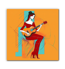 Elegant Couture Escape Wrapped Canvas - Beyond T-shirts