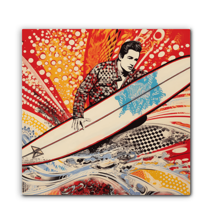 Eternal Surfing Canvas Print - Beyond T-shirts