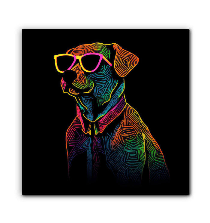 Soulful Gaze Canvas Print - Beyond T-shirts