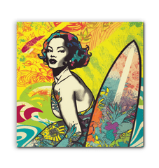 Surfing 1 49 Wrapped Canvas - Beyond T-shirts