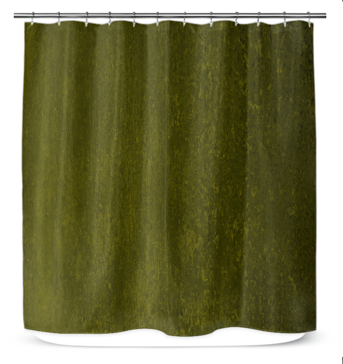 Liquid Gold Shower Curtain