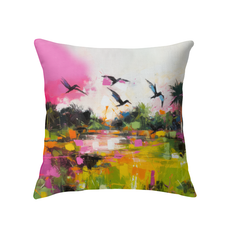 Rolling Hills Landscape Indoor Pillow