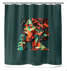 Vintage Gramophone Shower Curtain