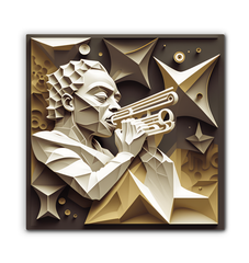 Musical Mandala Magic Wrapped Canvas