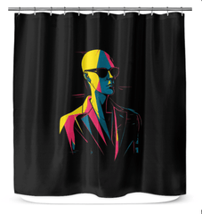 Artistic Vogue Bath Curtain - Beyond T-shirts