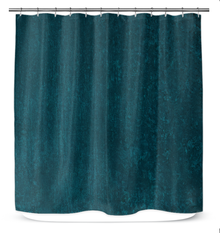Silver Serenity Shower Curtain