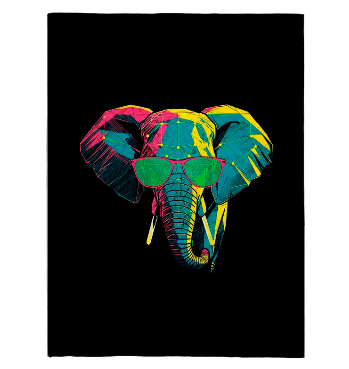 Elephant Family Harmony Sherpa Blanket - Beyond T-shirts