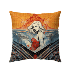Surfer's Paradise Outdoor Pillow - Beyond T-shirts