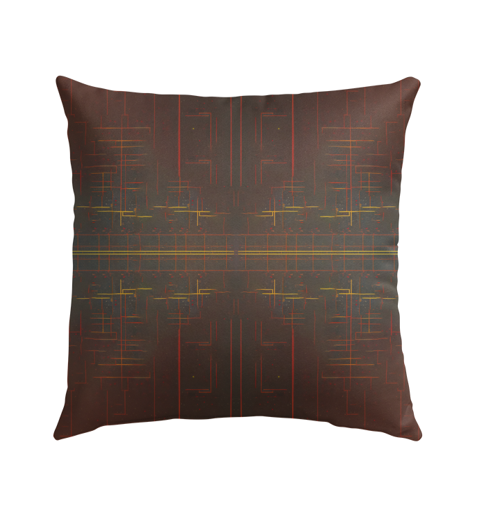 Stylish Geometric Glam pillow for outdoor garden decor