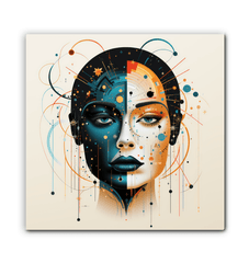 Abstract Beauty in Diversity: Women's Canvas - Beyond T-shirts