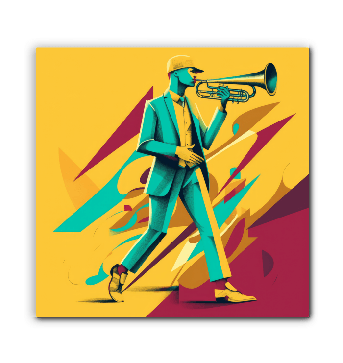 Jazzed Up Elegance Canvas Print - Beyond T-shirts