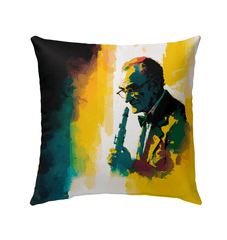 Elegant Rhythms Outdoor Cushion - Beyond T-shirts