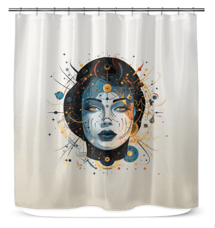 Dreamy Doodles Shower Curtain - Beyond T-shirts