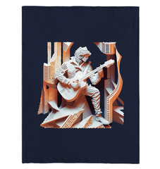 Mythical Canvas Sherpa Blanket