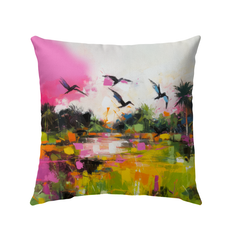 Lakeside Serenity Outdoor Pillow