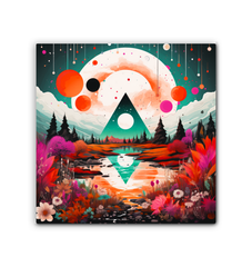 Majestic Mesas Desert Landscape Canvas