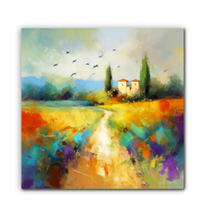 Desert Oasis Serenity Wrapped Canvas