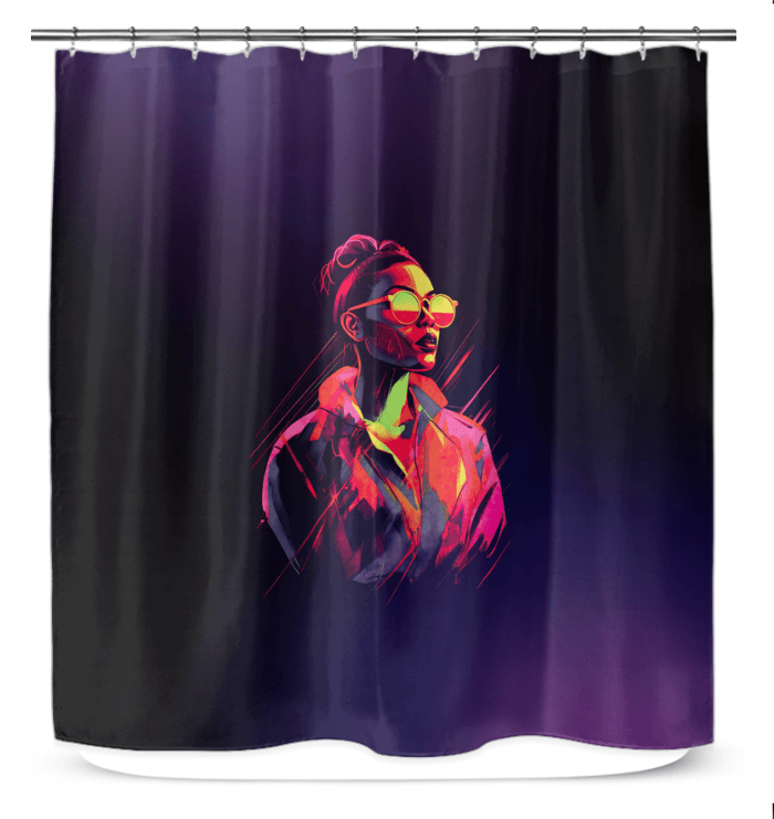 High-Fashion Dreams Shower Curtain - Beyond T-shirts