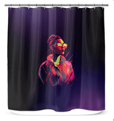 High-Fashion Dreams Shower Curtain - Beyond T-shirts