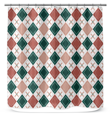 Regal Diamond Cascade Shower Curtain