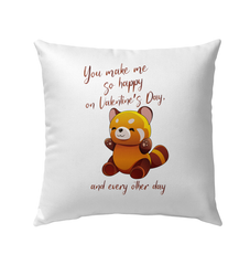 You Make Me So Happy Outdoor Pillow