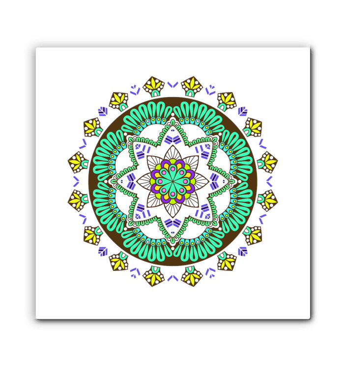 Mandala Harmony Ceramic Plaque - Beyond T-shirts