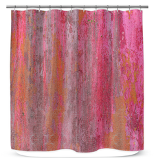 Liquid Silver Shower Curtain