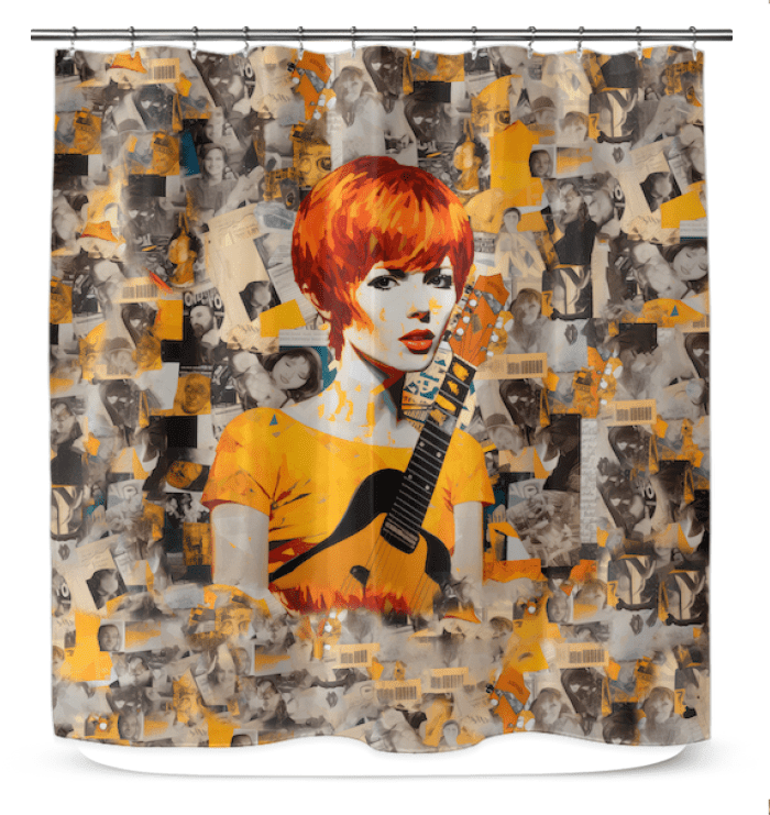 Whimsical Whistle Shower Curtain - Beyond T-shirts