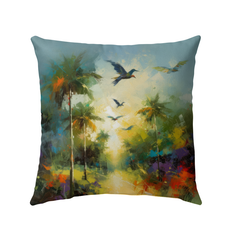 Desert Mirage Mirage Outdoor Pillow