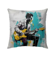 Soft Abstract Outdoor Pillow